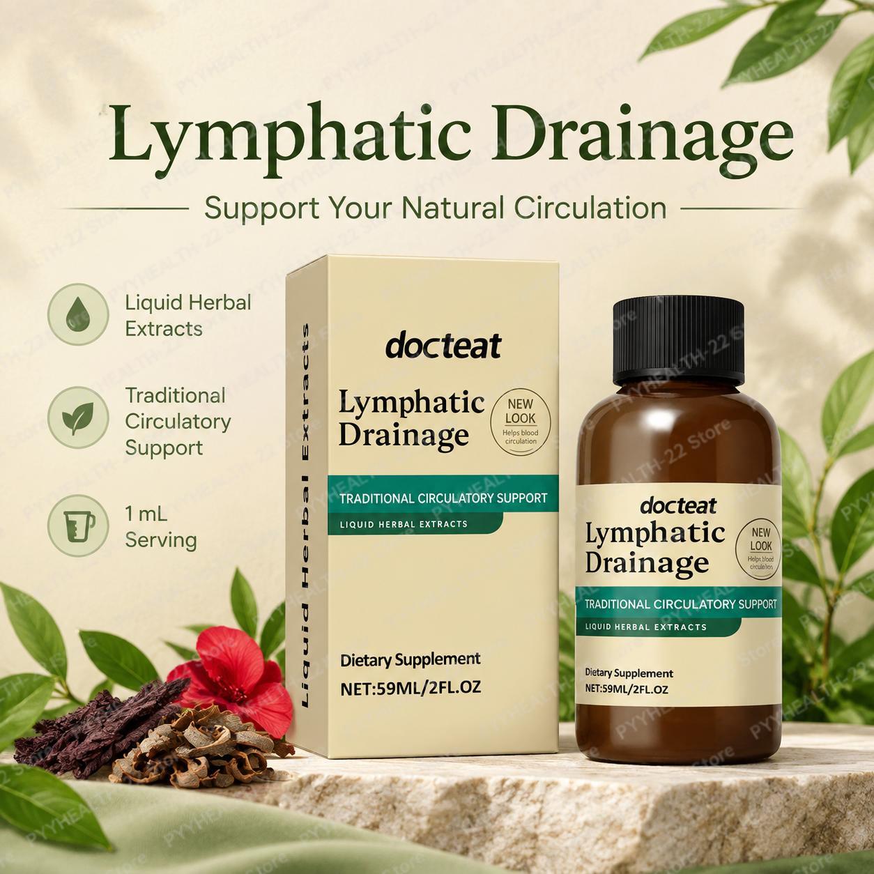 Herbal Wellness Liquid - Lenfatik Drenaj Sıvısı, Geleneksel Dolaşım ve